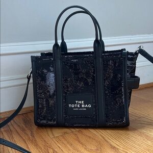 Marc Jacobs Black Sequin Tote